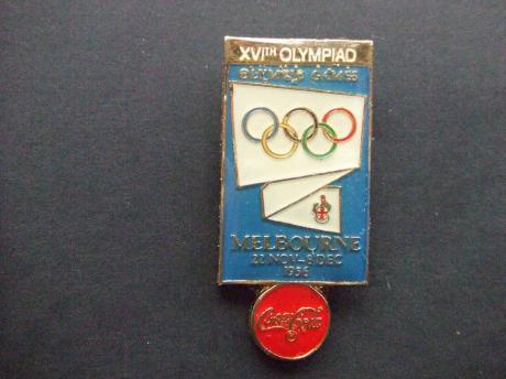 Olympische Spelen Melbourne 1956 sponsor Coca Cola